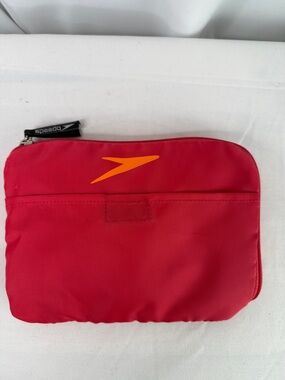 Speedo DrawString Bag with Coral Pouch with Orange Logo Accent